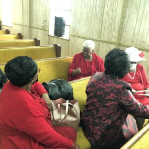 Deaconess Meet w/ Amanda Maize. Dorothy Cabbill, Lois Merriweather, & Viola Croom