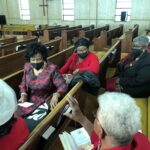 Deaconess Meet w/ Amanda Maize. Dorothy Cabbill, Lois Merriweather, & Viola Croom