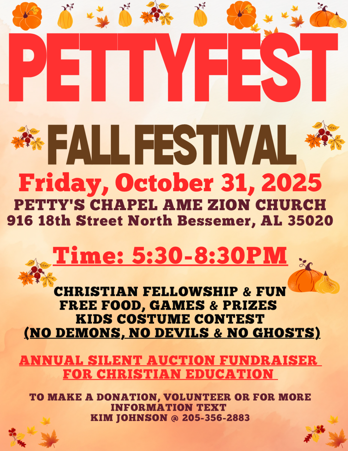 Methodist Flyer Flyer – Petty's Chapel African Methodist Episcopal Zion Church